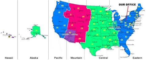 Time Difference between Illinois and New Jersey .